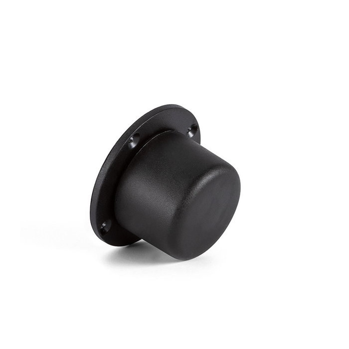 INDAUX Pata Niveladora Sandy - Pied réglable pour meuble - Hauteur 65-100 mm - Noir - Plastique et acier - Charge 100 kg - Pour cuisine, armoire, comptoir