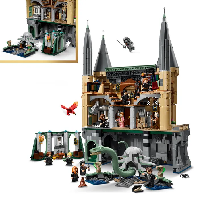 Lego Harry Potter 76473 Le château de Poudlard : l'Aile Est - Jeu de construction pour les 10 ans et plus