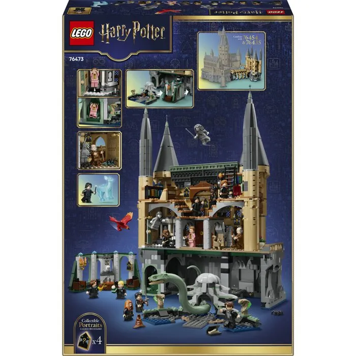 Lego Harry Potter 76473 Le château de Poudlard : l'Aile Est - Jeu de construction pour les 10 ans et plus