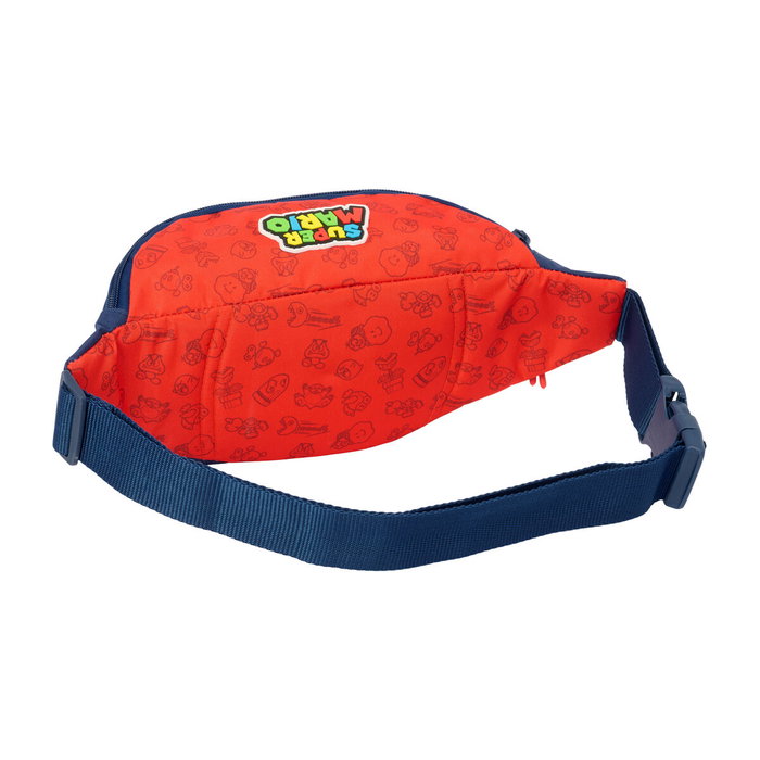 Sac banane Super Mario Trick Rouge Bleu foncé 23 x 12 x 9 cm Sac banane Super Mario Trick Rouge Bleu foncé 23 x 12 x 9 cm