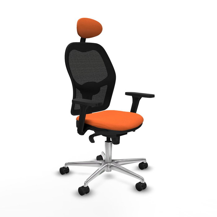 Piqueras y Crespo Chaise de Bureau avec Appui-tête Jorquera 3D086N1 Orange Piqueras y Crespo Chaise de Bureau avec Appui-tête Jorquera 3D086N1 Orange