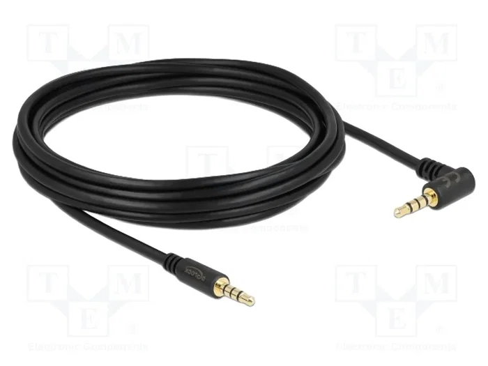 DELOCK Câble Jack 3,5mm 4pin stéréo 5m DELOCK Câble Jack 3,5mm 4pin stéréo 5m