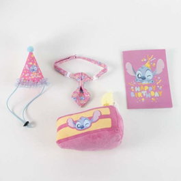 Cerdá Set pour animaux anniversaire Stitch rose 16 x 26.4 x 10.5 cm