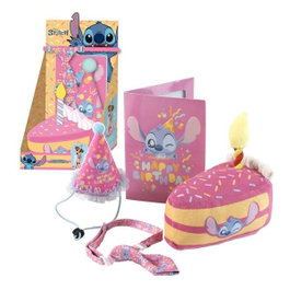 Cerdá Set pour animaux anniversaire Stitch rose 16 x 26.4 x 10.5 cm