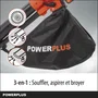 Dual Power Souffleur de Feuilles 3-en-1 à Batterie 40V POWDPG75270 - Vitesse 210 km/h, Sac 45L, sans Batterie ni Chargeur
