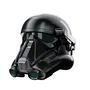 Hasbro Star Wars The Black Series - Casque Death Trooper Imperial Premium Electronique avec LED Avancées, Article Cosplay, Des 14 ans