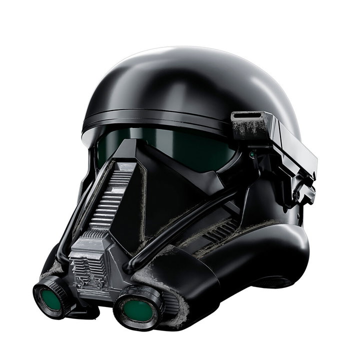 Hasbro Star Wars The Black Series - Casque Death Trooper Imperial Premium Electronique avec LED Avancées, Article Cosplay, Des 14 ans