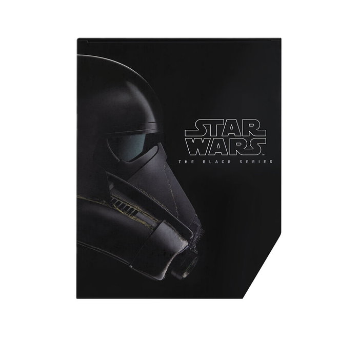 Hasbro Star Wars The Black Series - Casque Death Trooper Imperial Premium Electronique avec LED Avancées, Article Cosplay, Des 14 ans