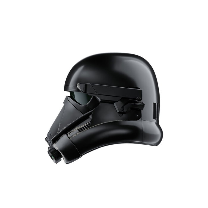 Hasbro Star Wars The Black Series - Casque Death Trooper Imperial Premium Electronique avec LED Avancées, Article Cosplay, Des 14 ans