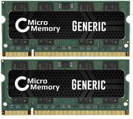 CoreParts Kit de mémoire 4 Go DDR2 800MHz SO-DIMM (2 x 2 Go) PC2-6400