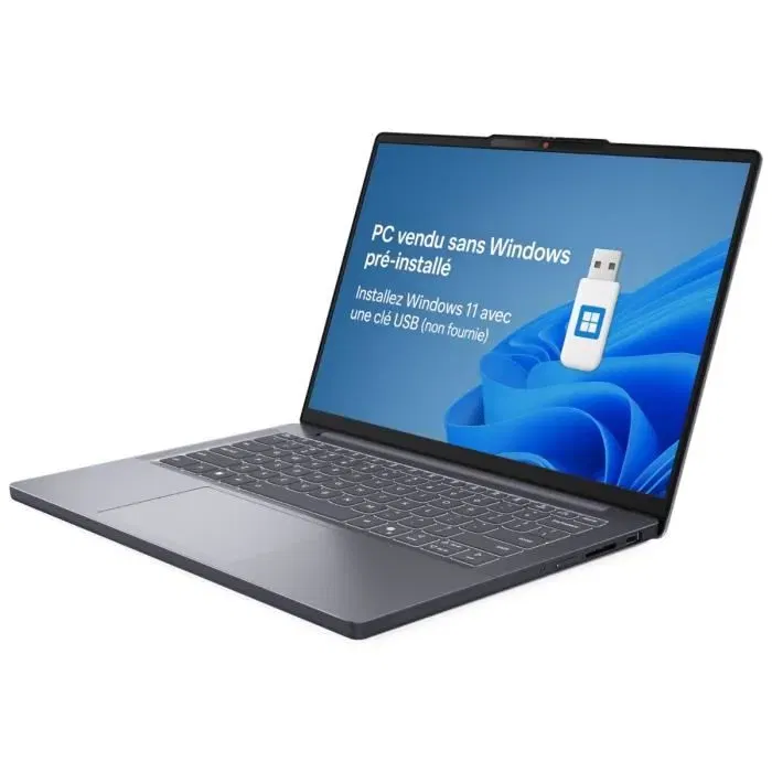 Lenovo IdeaPad Slim 3 14IRH10 - PC portable 14" WUXGA OLED - Processeur Intel Core i5-13420H - 16 Go RAM - SSD 512 Go - Clavier AZERTY - Sans Windows Lenovo IdeaPad Slim 3 14IRH10 - PC portable 14" WUXGA OLED - Processeur Intel Core i5-13420H - 16 Go RAM - SSD 512 Go - Clavier AZERTY - Sans Windows