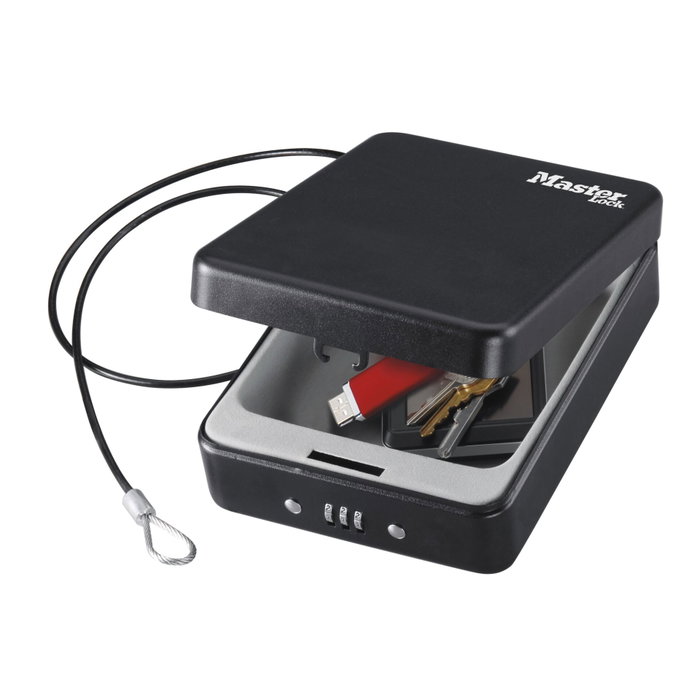 Master Lock Coffret de Sécurité Portable P005CEURBLKHRO Noir Master Lock Coffret de Sécurité Portable P005CEURBLKHRO Noir