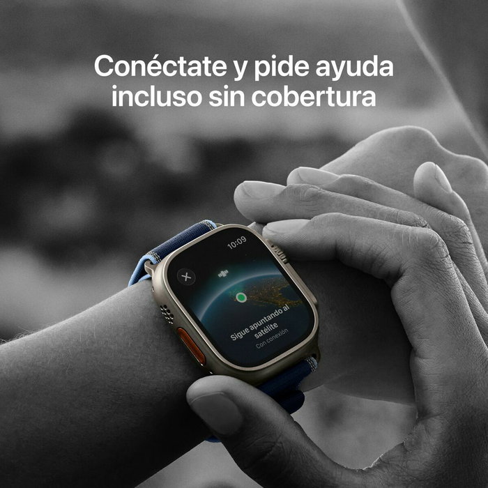 Apple Watch Ultra 3 GPS + Cellular 49 mm Titane Noir, Boucle Alpine L