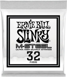 Ernie Ball Slinky M-Steel .032 - Jeu de 6 cordes électriques