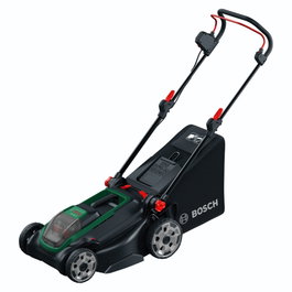 Bosch Rotak 18V2-43 Tondeuse électrique sans fil avec 2 batteries 4Ah et chargeur