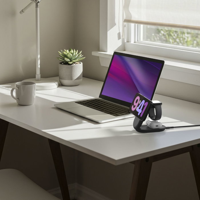 Belkin WIZ037KQ UltraCharge Base de charge Qi2 25W Noir Belkin WIZ037KQ UltraCharge Base de charge Qi2 25W Noir