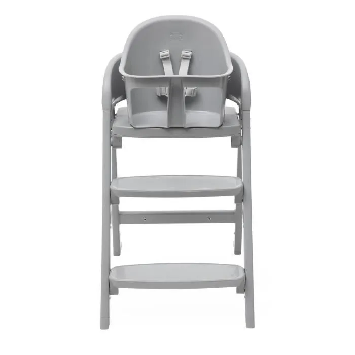 Chicco Chaise Haute Évolutive 3 en 1 Crescendo Lite - Chaise Enfant puis Adulte, Fixation Facile dès 6 Mois, Milan Mist