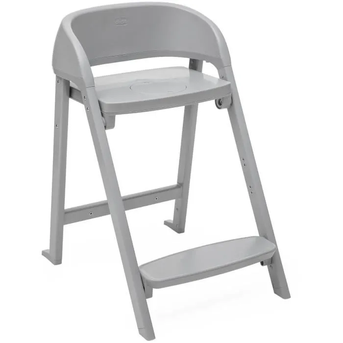 Chicco Chaise Haute Évolutive 3 en 1 Crescendo Lite - Chaise Enfant puis Adulte, Fixation Facile dès 6 Mois, Milan Mist