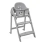 Chicco Chaise Haute Évolutive 3 en 1 Crescendo Lite - Chaise Enfant puis Adulte, Fixation Facile dès 6 Mois, Milan Mist