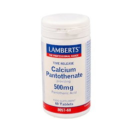Lamberts Pantothénate de Calcium 500 mg 60 comprimés