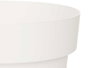 Ibergarden Pot en plastique blanc 16 cm diamètre x 15 cm hauteur (Set de 12)