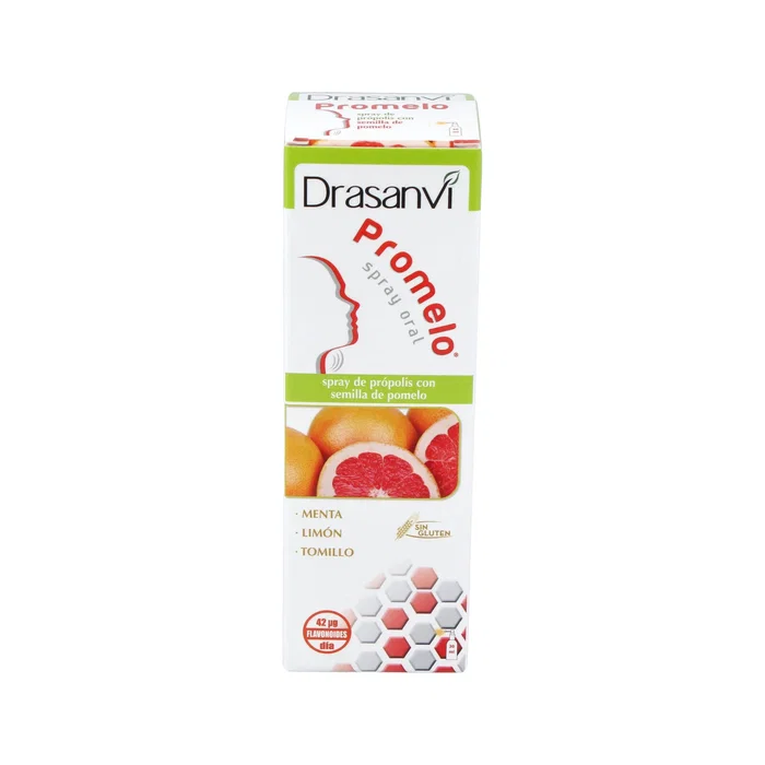 DRASANVI Promelo Spray Oral 30ml - Complément Alimentaire aux Huiles Essentielles et Propolis DRASANVI Promelo Spray Oral 30ml - Complément Alimentaire aux Huiles Essentielles et Propolis