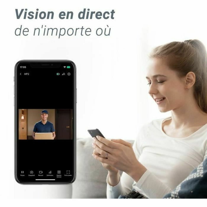 Ezviz Judas Numérique HP2 Doré - 1080p - Écran 4,3 pouces