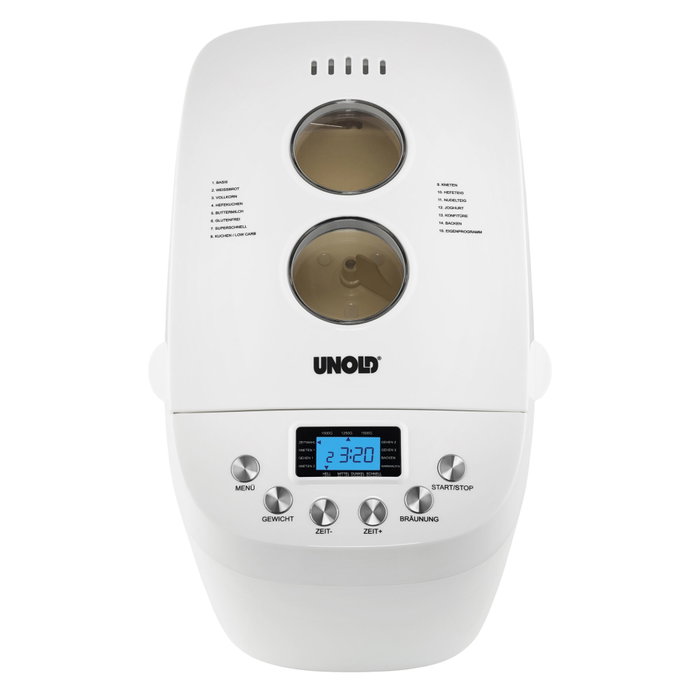 Unold BACKMEISTER Big White machine à pain blanche Unold BACKMEISTER Big White machine à pain blanche