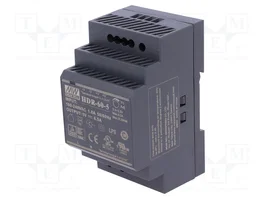 MEAN WELL HDR-60-5 Alimentation à impulsions pour rail DIN, 32,5W, 5VDC, 6,5A