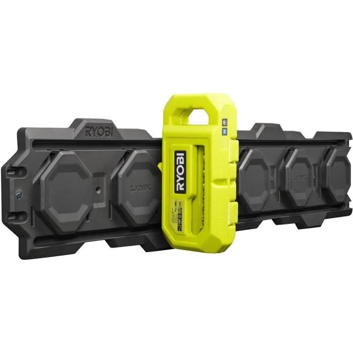 Ryobi Coffret Clé à Cliquet 90 Dents RHRS10PC avec 8 Douilles (8-15 mm) et Adaptateur 1/4''-3/8'' - Compatible LINK