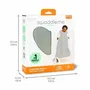 Ingenuity Gigoteuse d'Emmaillotage Evolutive SwaddleMe Night Sack Sleeper, Mousseline de Coton TOG 1, Vert Sauge, 3-18 Mois