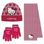 Cerda Ensemble de 3 pièces - Bufande Hello Kitty - Dimensions : 22.0 x 2.0 x 52.0 cm - Couleur : Rose