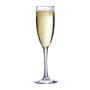 Arcoroc Lot de 6 Verres à Pied Flûte Vina Éco en Verre Transparent 19 cL