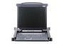 Aten CL1000 Console KVM LCD 17" avec écran LED rétroéclairé, clavier et pavé tactile, rack 1U