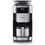 Severin KA 4814 - Cafetière filtre avec broyeur intégré, 8 tasses, Noir/Inox