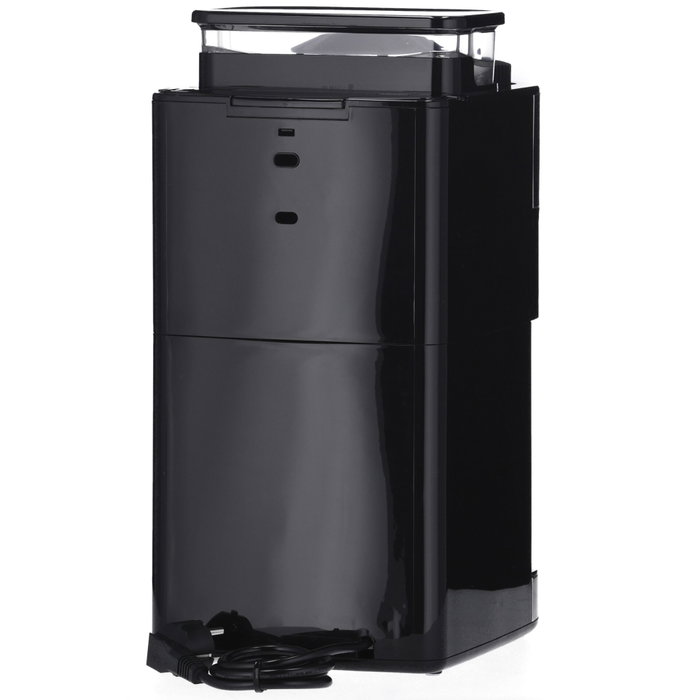 Severin KA 4814 - Cafetière filtre avec broyeur intégré, 8 tasses, Noir/Inox