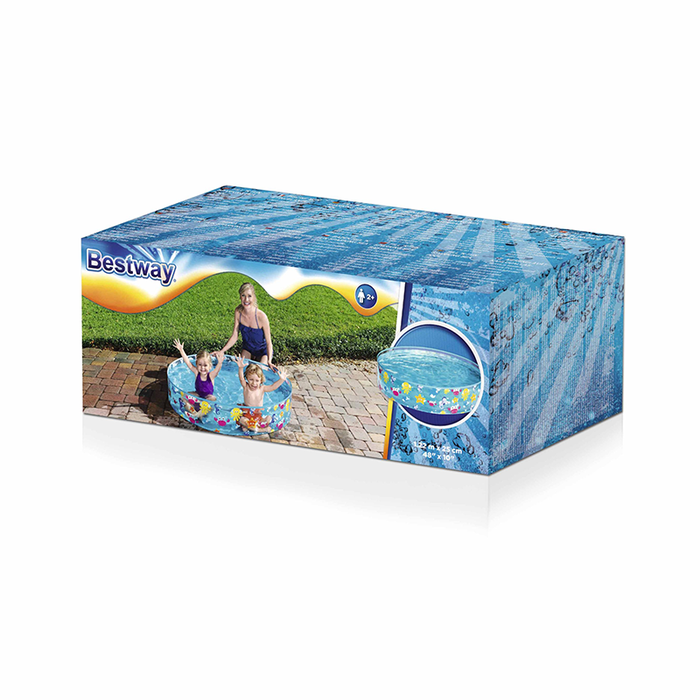 Bestway 55028 Piscine Rigide Enfant Mar 122x25 cm +2 Ans Jardin