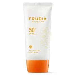 Frudia Crème Solaire Visage SPF 50+ Anti-Rides Tone Up Base, 50 ml - Unisexe