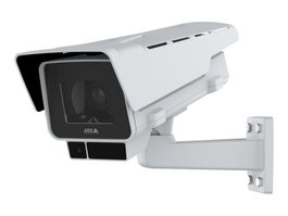 AXIS P1388-LE - Caméra IP extérieure 4K/8MP avec IA, résistance aux chocs, -40°C à +60°C, objectif varifocal, audio bidirectionnel et cybersécurité Edge Vault