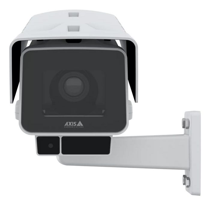 AXIS P1388-LE - Caméra IP extérieure 4K/8MP avec IA, résistance aux chocs, -40°C à +60°C, objectif varifocal, audio bidirectionnel et cybersécurité Edge Vault