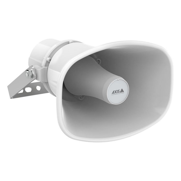 Axis C1310-E Mk II Haut-parleur réseau pour extérieur avec PoE, son clair et intégration SIP pour systèmes de sécurité et d'urgence