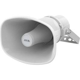 Axis C1310-E Mk II Haut-parleur réseau pour extérieur avec PoE, son clair et intégration SIP pour systèmes de sécurité et d'urgence