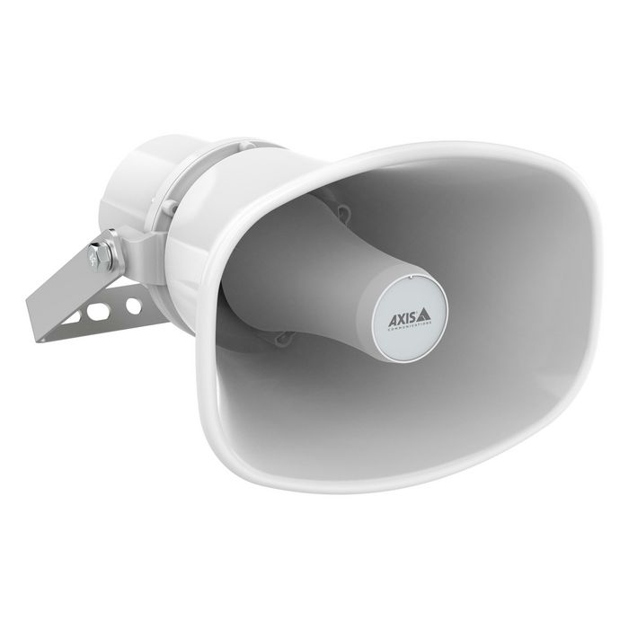 Axis C1310-E Mk II Haut-parleur réseau pour extérieur avec PoE, son clair et intégration SIP pour systèmes de sécurité et d'urgence