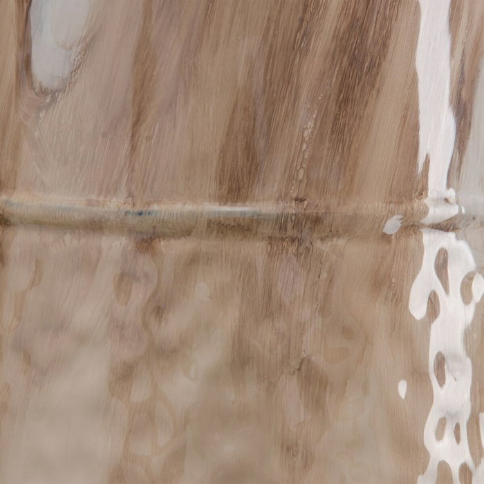 Vase Beige Fer 28 x 28 x 68 cm Vase Beige Fer 28 x 28 x 68 cm