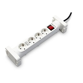 Salicru SPS SAFE 4S - Multiprise de protection avec 4 prises Schuko, Blanc