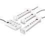 Salicru SPS SAFE 4S - Multiprise de protection avec 4 prises Schuko, Blanc