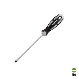 WOLFPACK LINEA PROFESIONAL Destornillador plano estampé en acier S2, 1,2 x Ø 6,5 x 150 mm