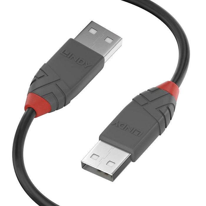 Lindy Câble USB 2.0 Anthra Line Type A/A, 2m