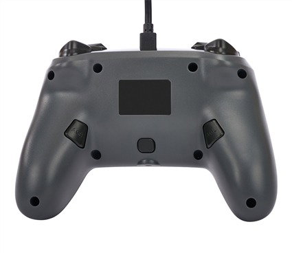 PowerA NSGP0091-01 Manette câblée améliorée avec licence officielle Nintendo pour Switch/OLED - 2 boutons programmables, prise casque, câble USB-C 3m