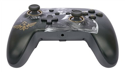 PowerA NSGP0091-01 Manette câblée améliorée avec licence officielle Nintendo pour Switch/OLED - 2 boutons programmables, prise casque, câble USB-C 3m